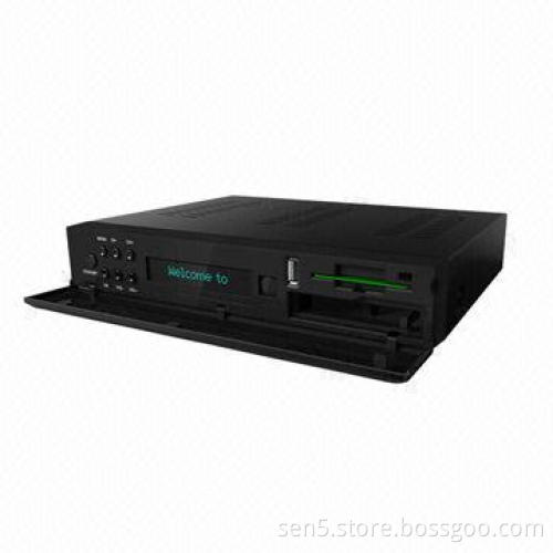 HD DVB-S2 Receiver, Supports CA/CI/2USB/Ethernet/Wi-Fi, Manual-Proof UI, APP RCU, News/Map/Youtube